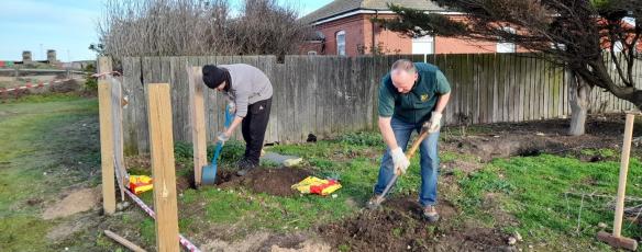 Volunteering outdoors can be a great experience...