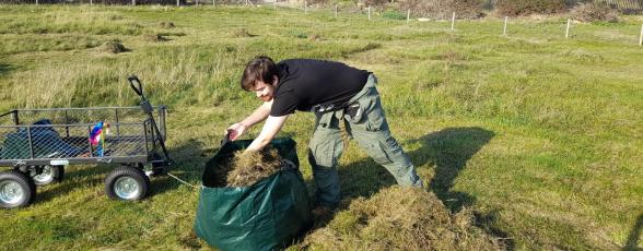 Volunteering outdoors can be a great experience...