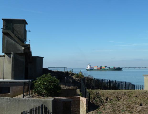 Landguard Fort - view from Harwich Bastion